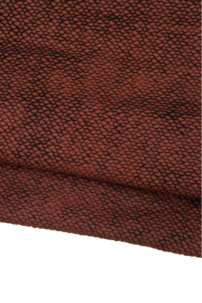 Brown black textured leather skin,...