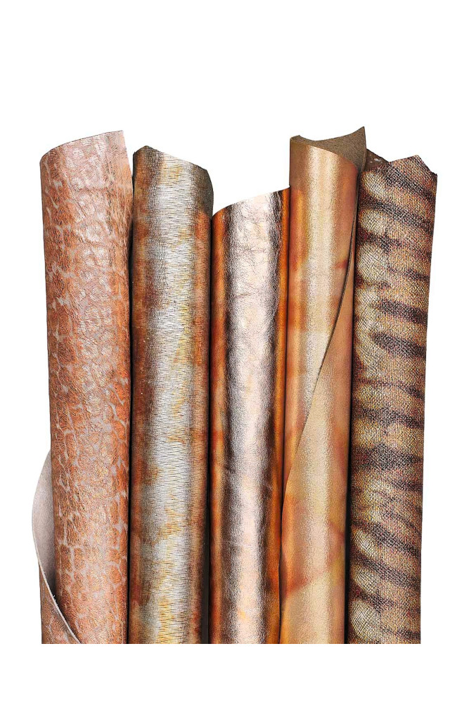 Assortimento di 5 pellami rosa...