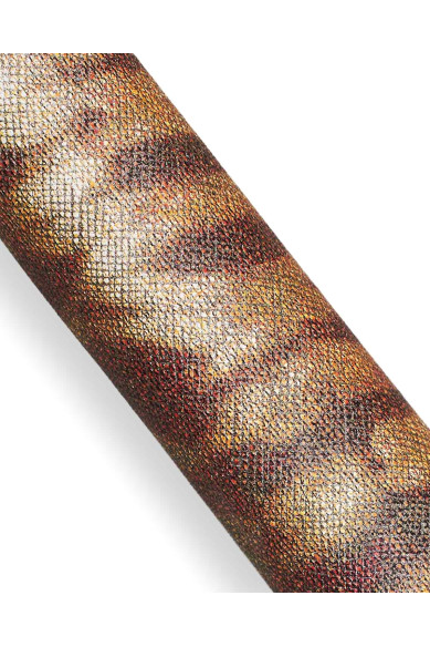 Bundle of 5 pink orange tones leather skins, metallic printed matching goatskins as per pictures,  ideal for crafting