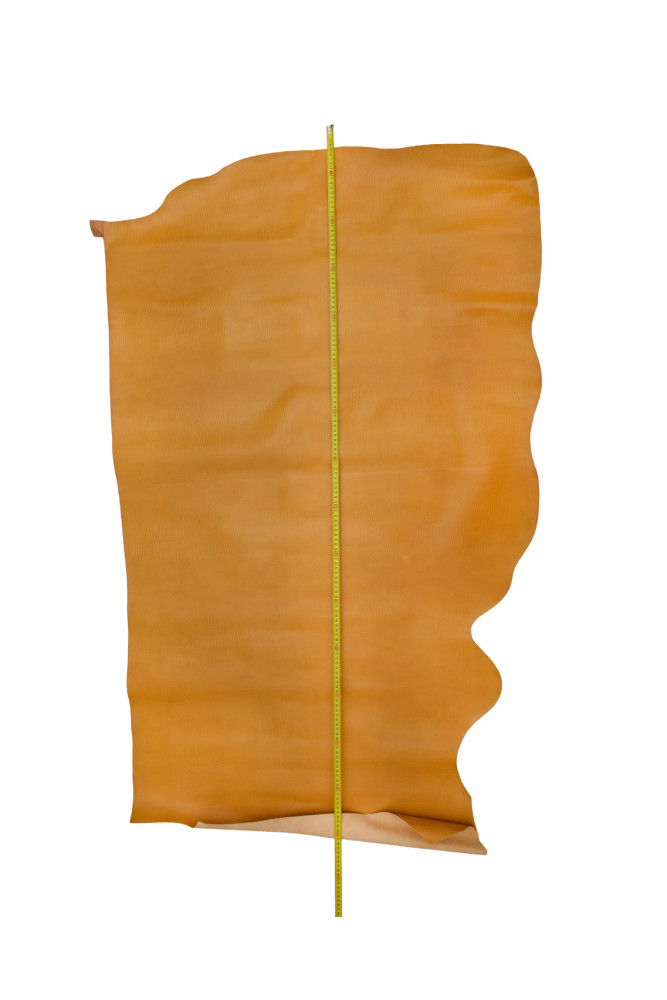 Yellow LIZARD printed leather hide,...