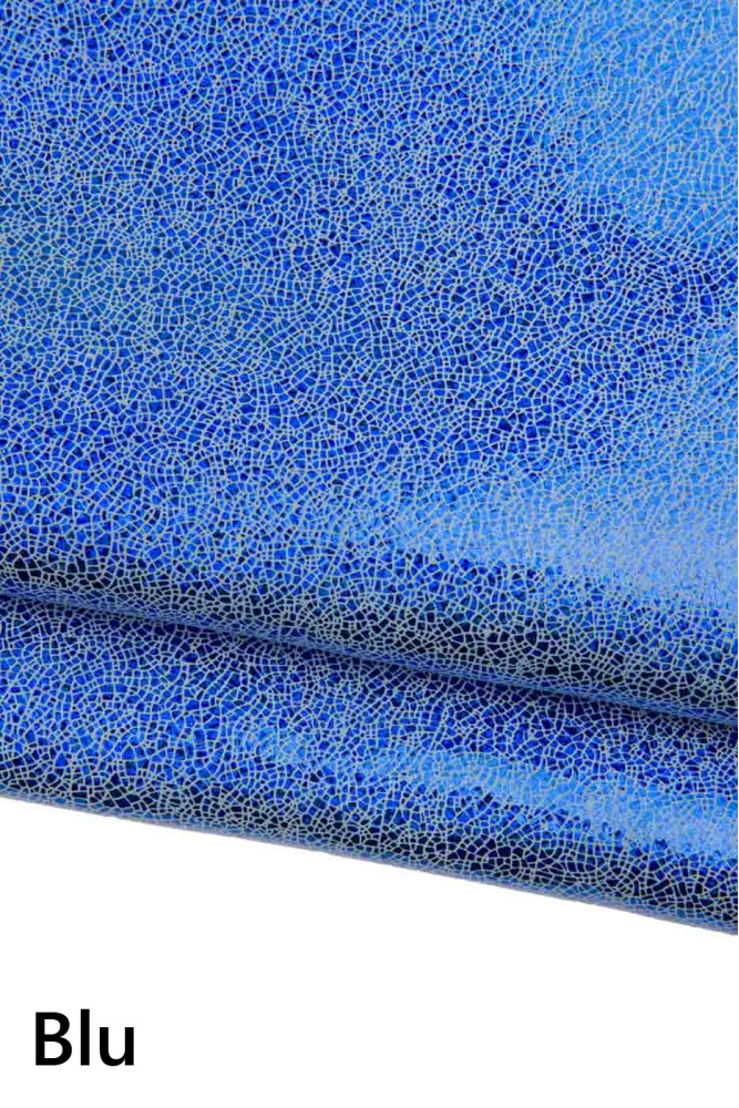 Pelle IRIDESCENTE stampa crackle,...