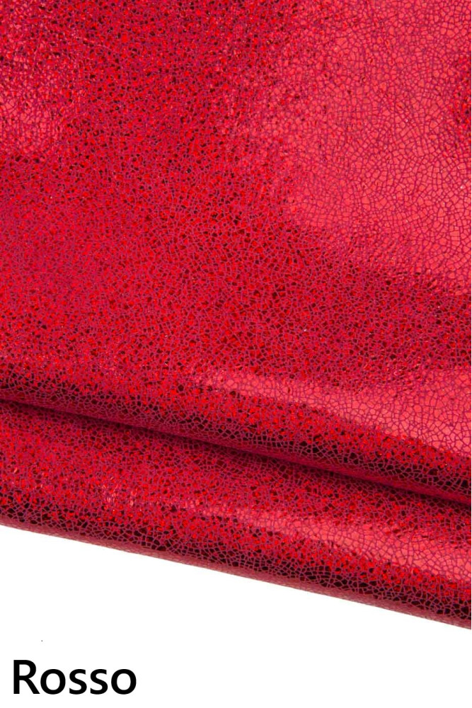 Pelle IRIDESCENTE stampa crackle,...
