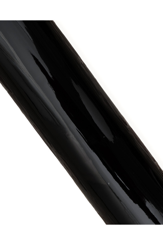Black PATENT leather hide, glossy...