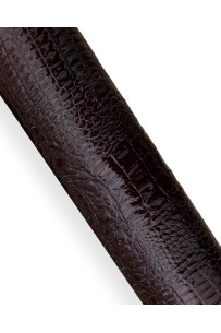 CROCODILE embossed leather... 2