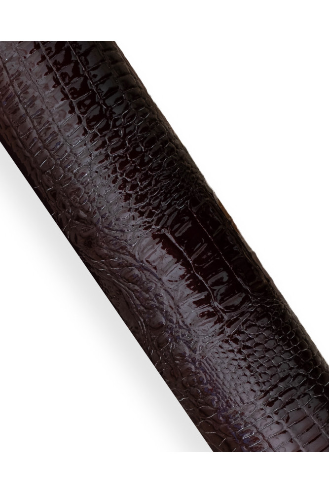 CROCODILE embossed leather hide,...
