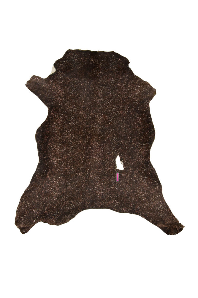 SPOTTER HAIR on leather hide, animal...