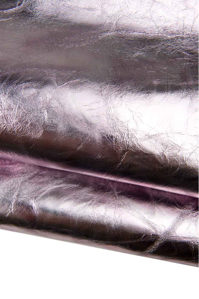 Set of 2 leather hides, WRINKLED...