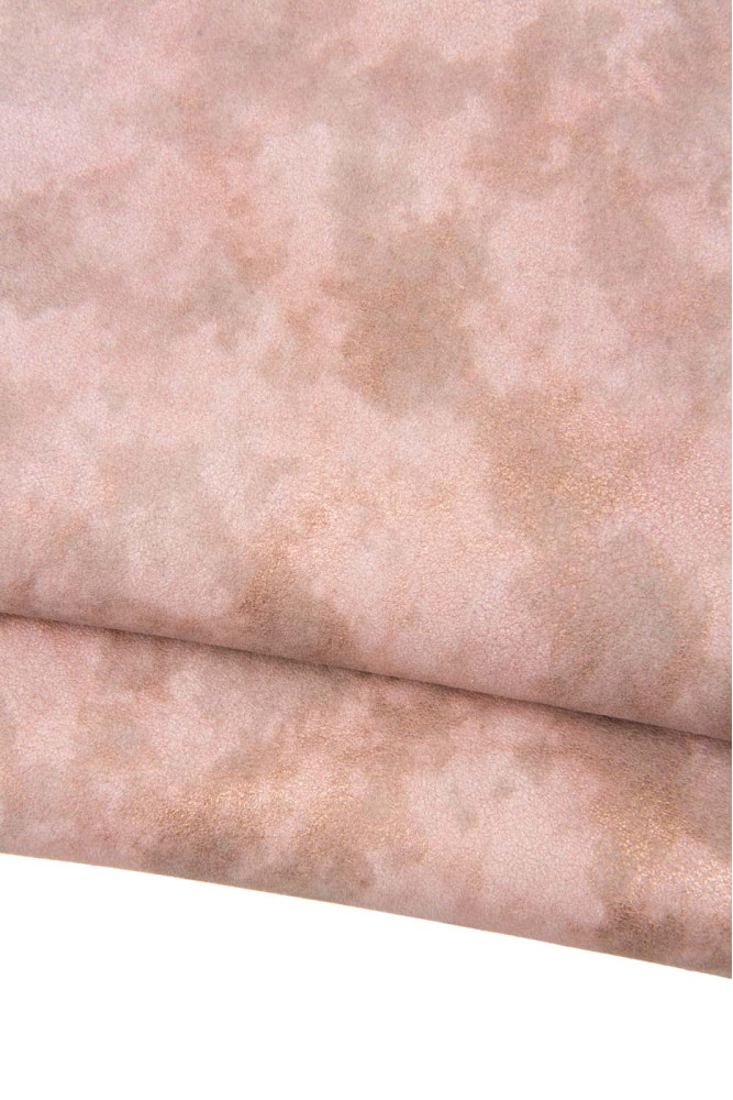 Bundle of 3 PINK leather skins,...