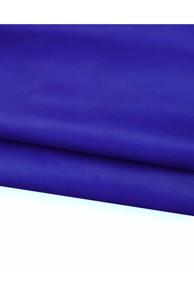 Electric BLUE smooth sheepskin NAPPA,...